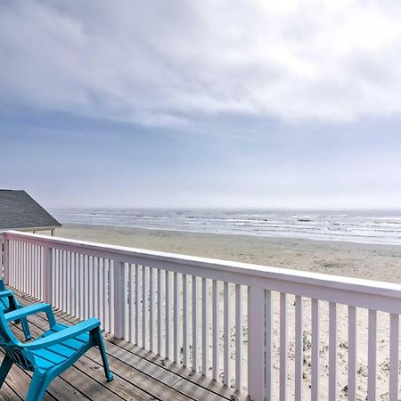 Beachfront Galveston Oasis Balconies, Ocean View! Экстерьер фото